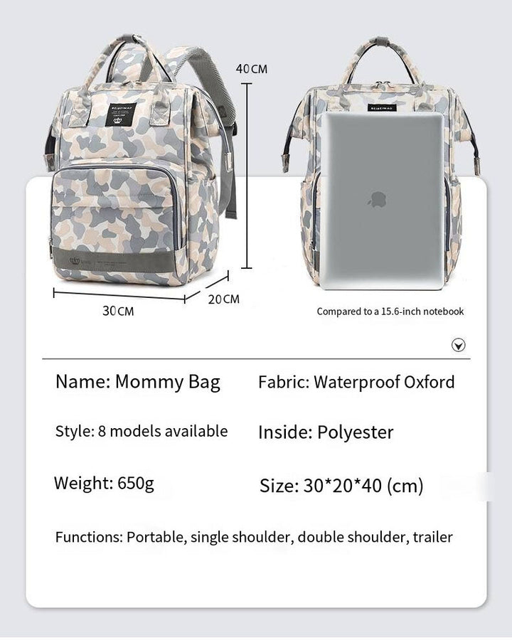 JUELIKE BABY DIAPER BAG (WATERPROOF) BANANA WHITE - PESH