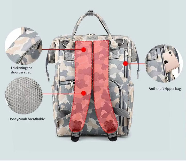 JUELIKE BABY DIAPER BAG (WATERPROOF) BANANA WHITE - PESH