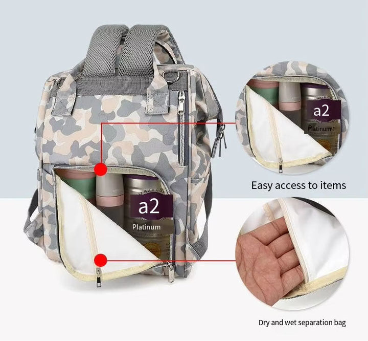 JUELIKE BABY DIAPER BAG (WATERPROOF) BANANA WHITE - PESH