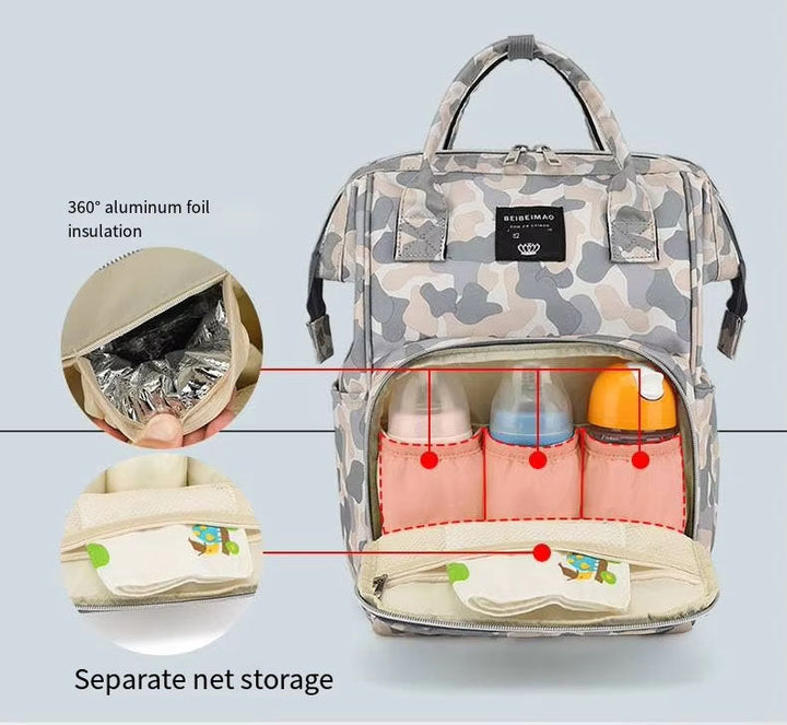 JUELIKE BABY DIAPER BAG (WATERPROOF) BANANA WHITE - PESH