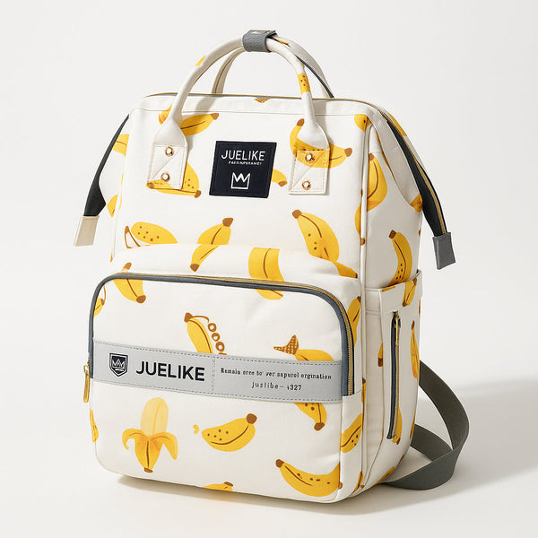 JUELIKE BABY DIAPER BAG (WATERPROOF) BANANA WHITE - PESH