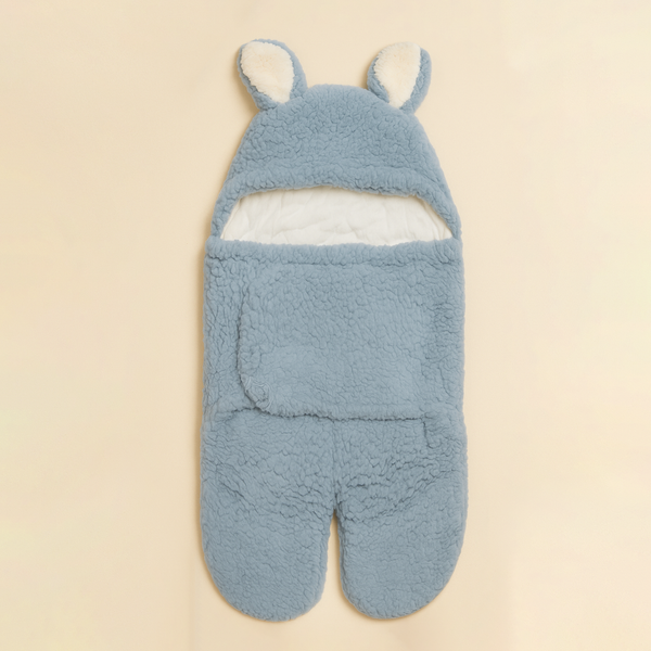 Baby Fleece Swaddle Blue - Sunshine