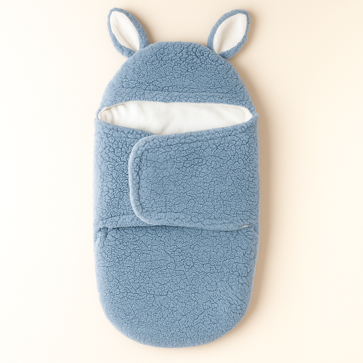 SUNSHINE BABY WOOLEN SWADDLE BLUE (3-6M)