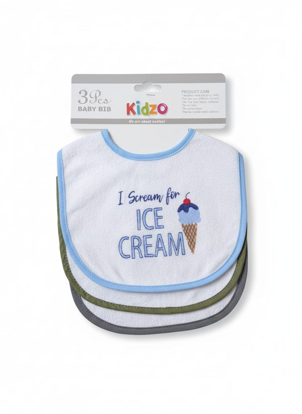 Little Star Baby 3Pcs Bib Set Blue