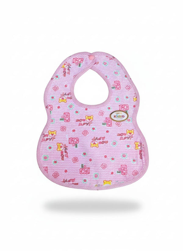 Little Star Baby Button Bib Pink
