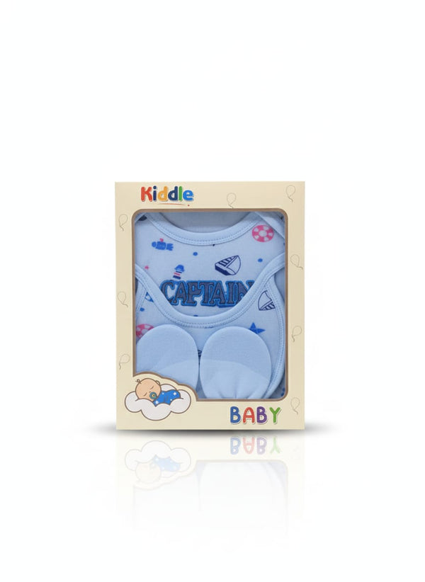 Little Star Newborn Baby 5Pcs Gift Set Captain Blue