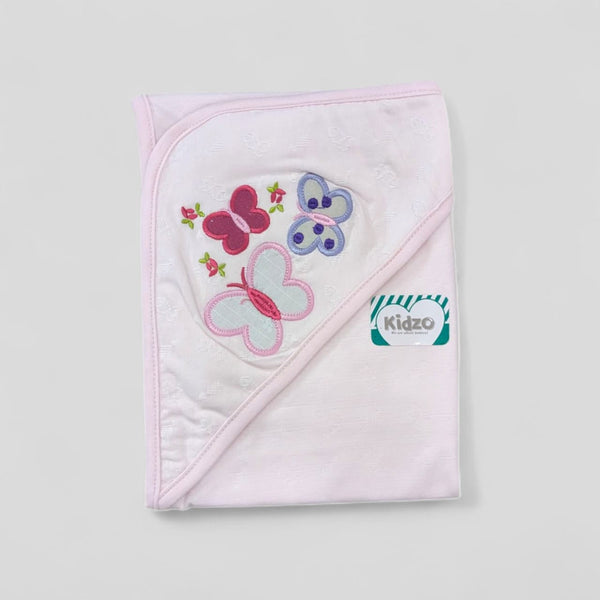 Little Star Baby Wrapping Sheet Butterfly Pink
