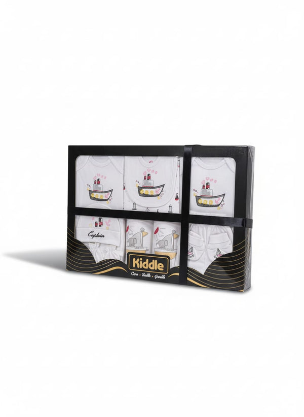 Little Star Newborn Baby 10Pcs Gift Set Boat Grey