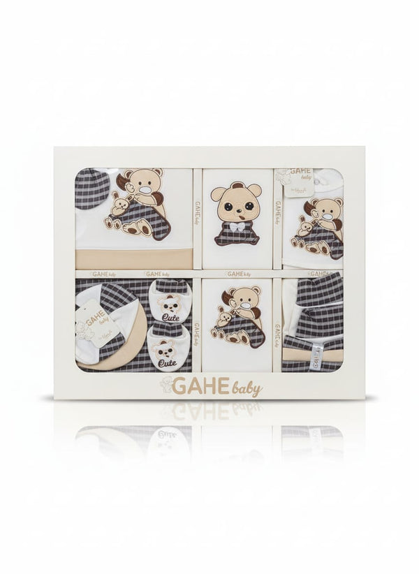 Little Star Newborn Baby 12Pcs Gift Set Beige