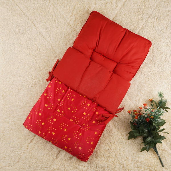 LITTLE STAR FIRST LOVE VELVET STAR CARRY NEST PRINTED RED