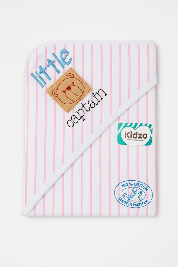 Little Star Baby Wrapping Sheet Lines Pink