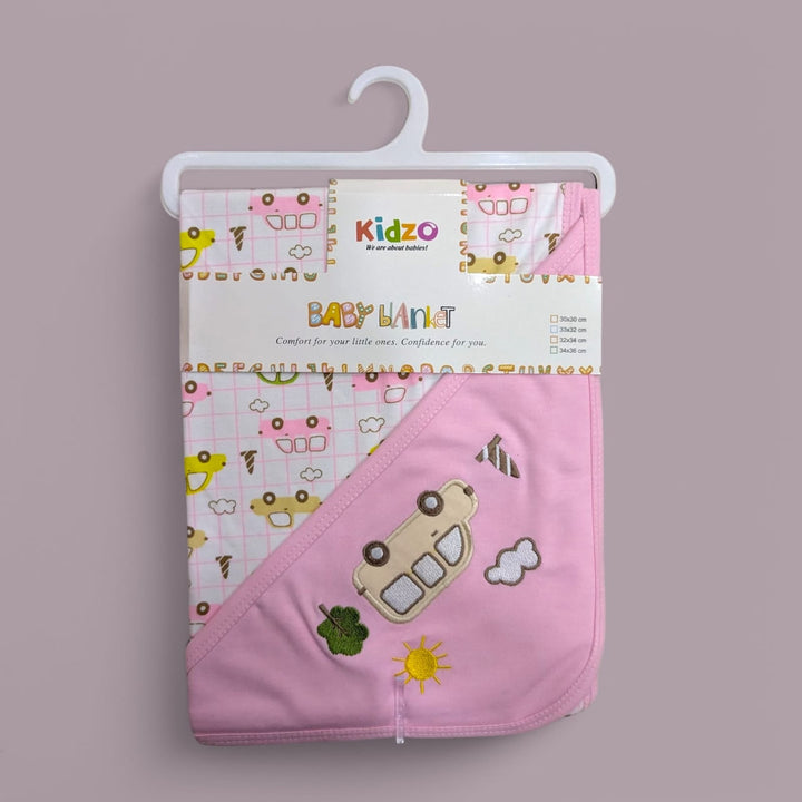 Little Star Baby Wrapping Sheet Car Pink