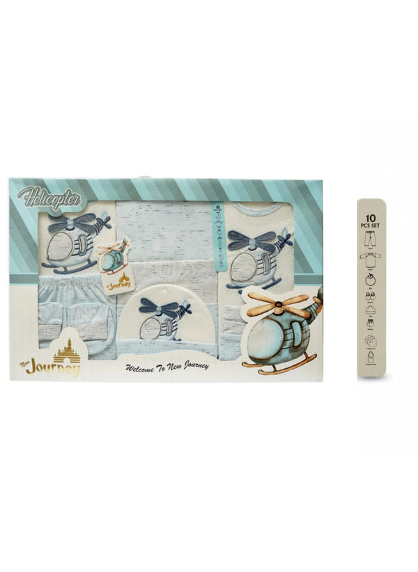 Little Star Newborn Baby 10Pcs Gift Set Green