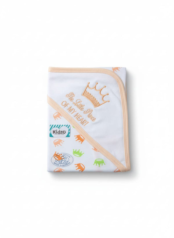 Little Star Baby Wrapping Sheet Crown Orange