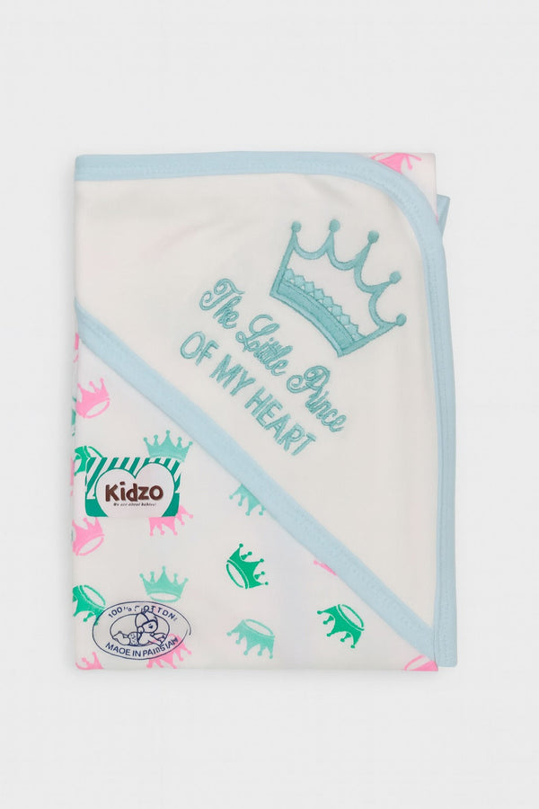 Little Star Baby Wrapping Sheet Prince Blue