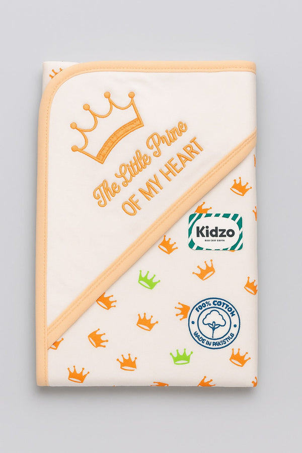 Little Star Baby Wrapping Sheet Prince Orange