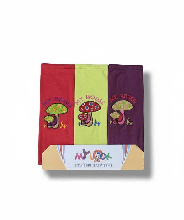 Little Star Baby 3Pcs Face Towels Multicolor