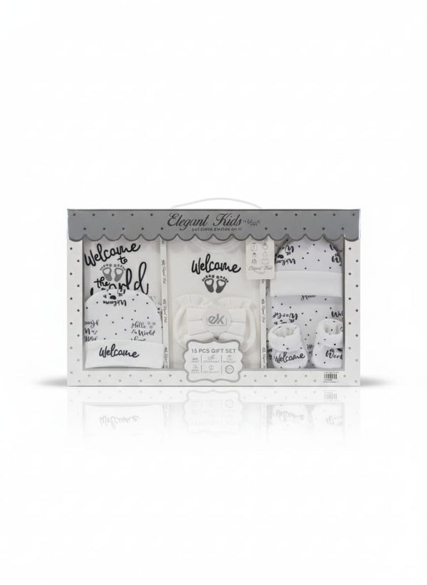 Little Star Newborn Baby 10Pcs Gift Set Grey