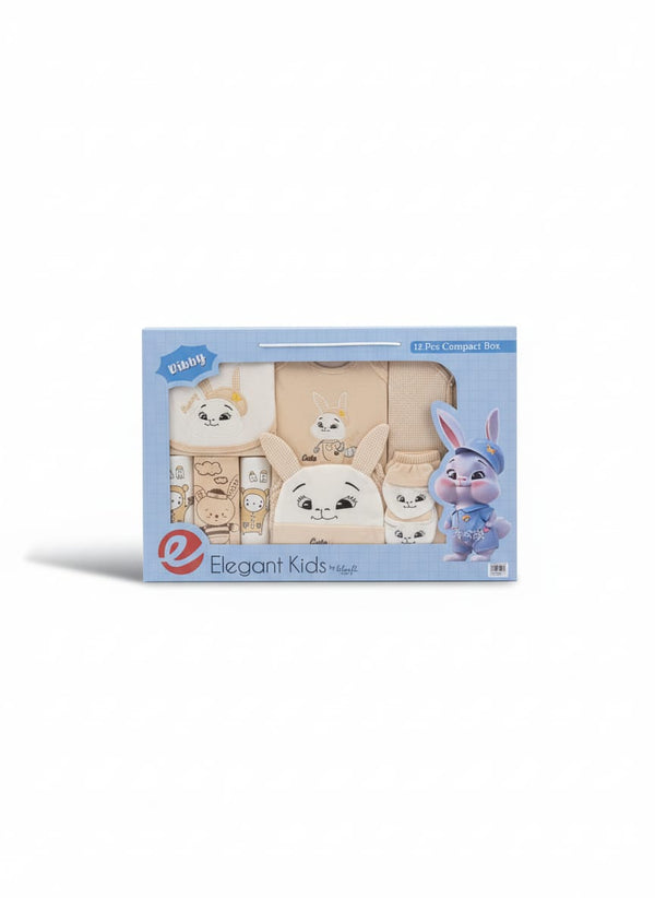 Little Star Newborn Baby 12Pcs Gift Set Bunny Beige