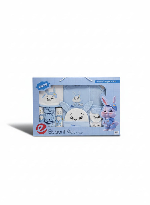 Little Star Newborn Baby 12Pcs Gift Set Bunny Blue