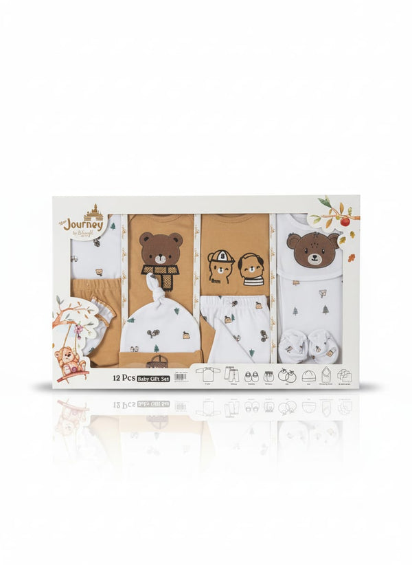 Little Star Newborn Baby 12Pcs Gift Set Beige