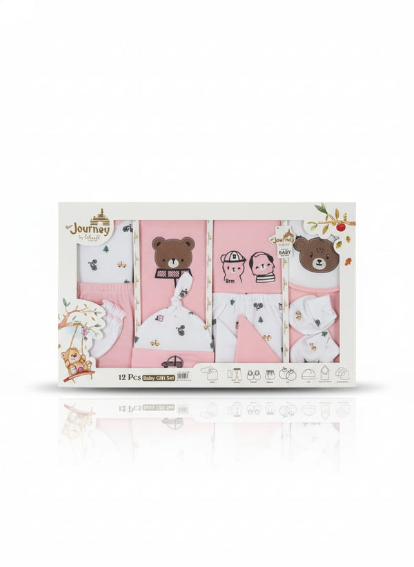 Little Star Newborn Baby 12Pcs Gift Set Pink