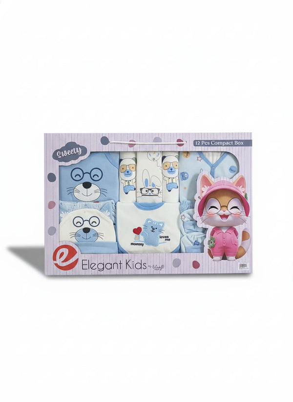 Little Star Newborn Baby 12Pcs Gift Set Bear Blue