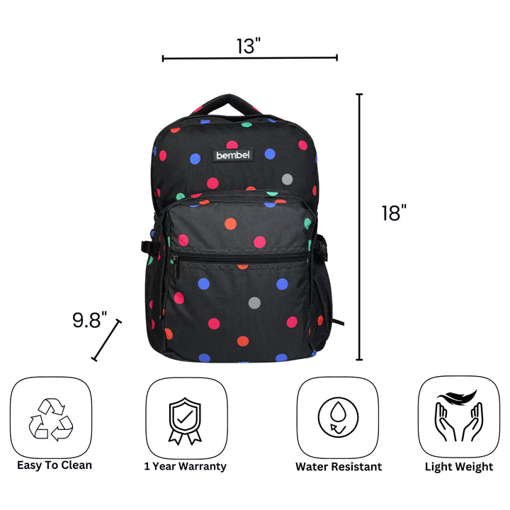 Bembel 18" Backpack - Dots