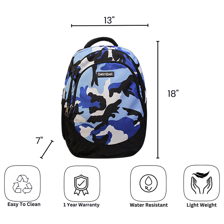 Bembel 18" Backpack - Camou Blue