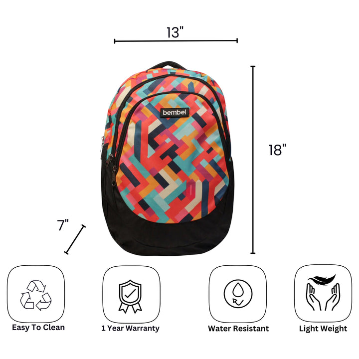 Bembel 18" Backpack - Chevron