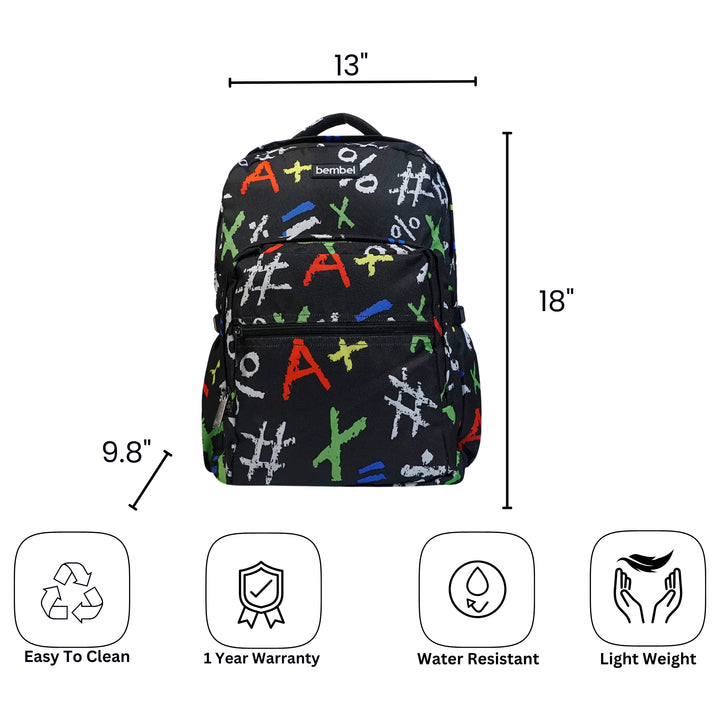 Bembel 18" Backpack - Tic Tac Toe