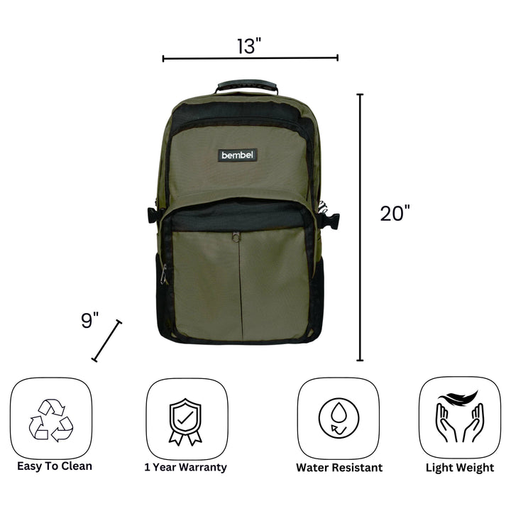 Bembel 20" Backpack - Prime (Army Green)