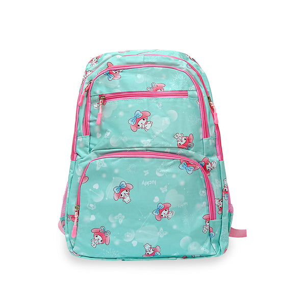 Bembel 17" Backpack - Kitty (Green)