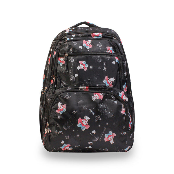 Bembel 17" Backpack - Kitty (Black)