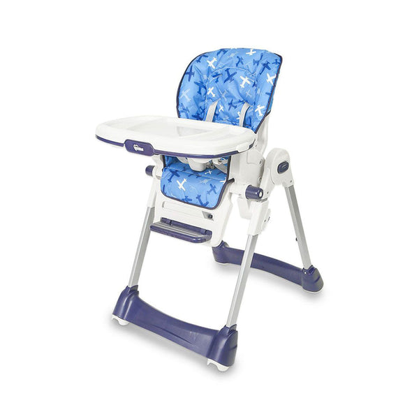 Tinnies Adjustable High Chair - Aeroplane Blue