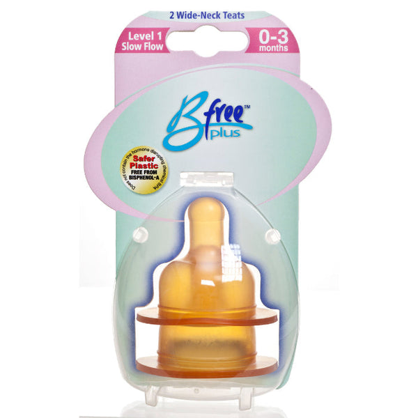 Junior Kids Stage-1 Natural Teat 0-3M Twin Pack