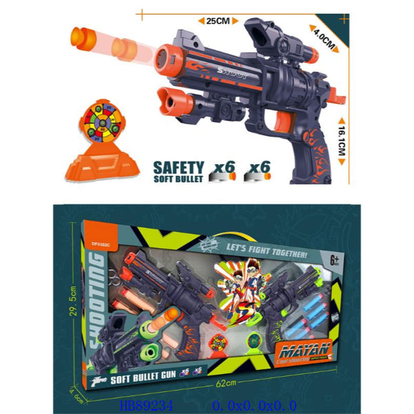 Junior Shooting Soft Bullet Gun Toy