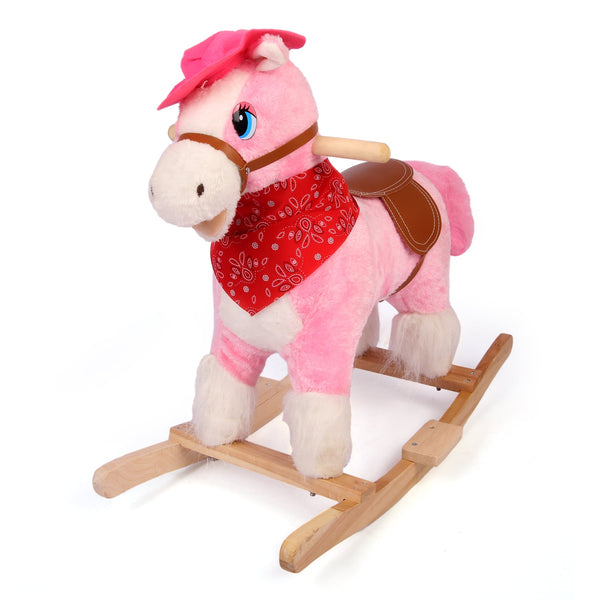 Junior Pink Rocking Horse For Kids Rh-2011-M