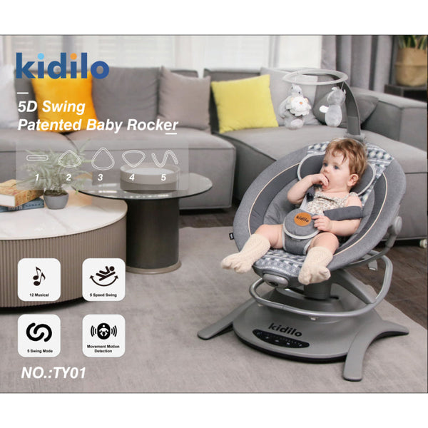 Junior Baby Electric Swing Kidilo