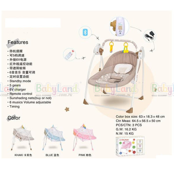 Junior Baby Electric Swing Swe-105Md