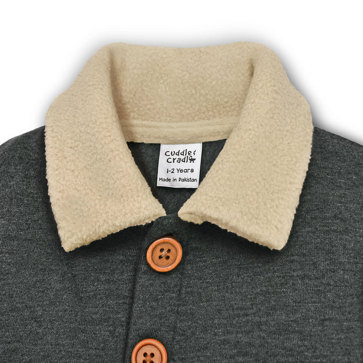 Cuddle & Cradle Fleece Button Down Jacket - 4-5 Y