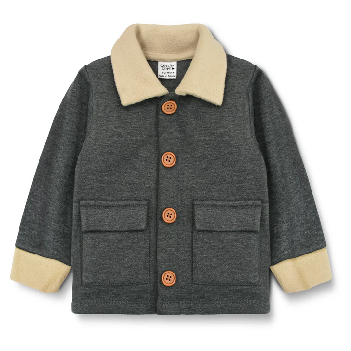 Cuddle & Cradle Fleece Button Down Jacket - 4-5 Y