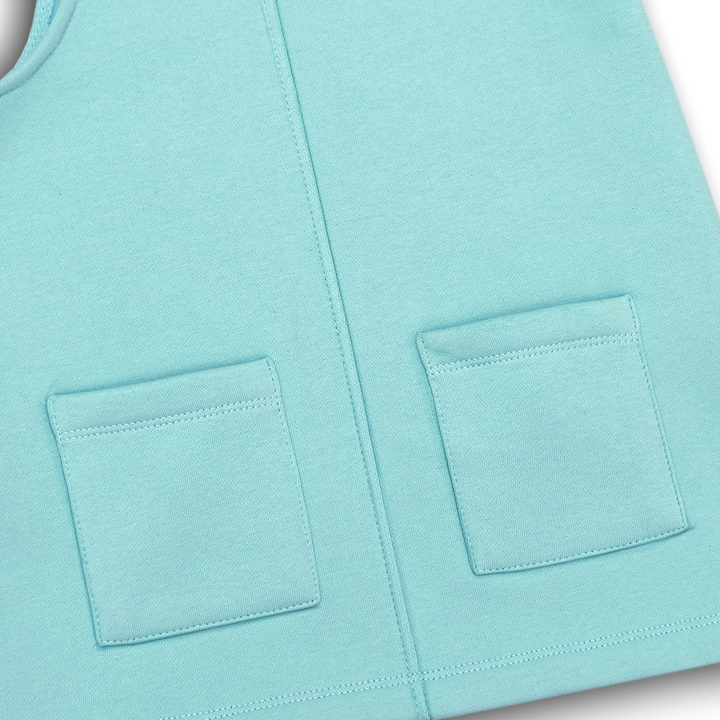 Cuddle & Cradle Girls Fleece Frock & Shirt Set (Mint - 001) - 4-5 Y