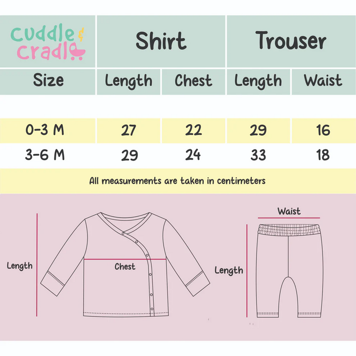 Cuddle & Cradle Baby Gift Set of 3 pcs (Animals Series - 001) - 6-9 M