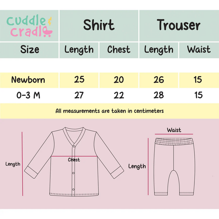 Cuddle & Cradle Baby Set of 3 (White) - 0-3 M