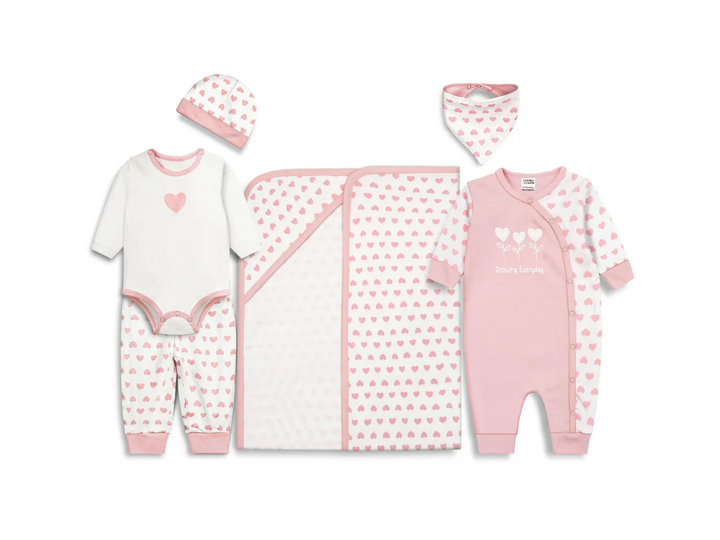 Cuddle & Cradle Newborn Set of 6 (Hearts) - Newborn