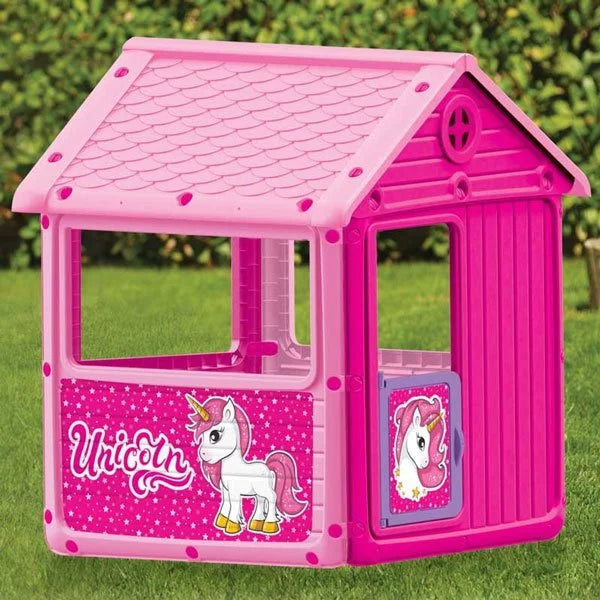 Dolu Full Unicorn My First Playhouse Pink With Windows
