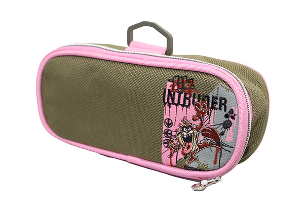 WB LOONEY TUNES  TAZ-TAZ RECTANGULAR PENCIL CASE PINK