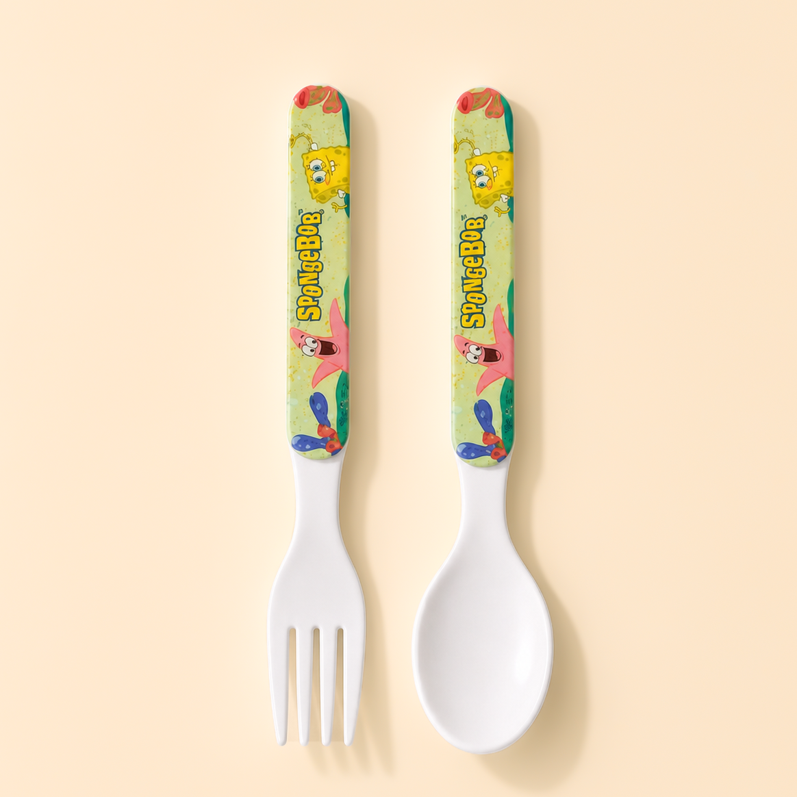 Onyx Spoon & Fork Set Spongebob – Baby Planet