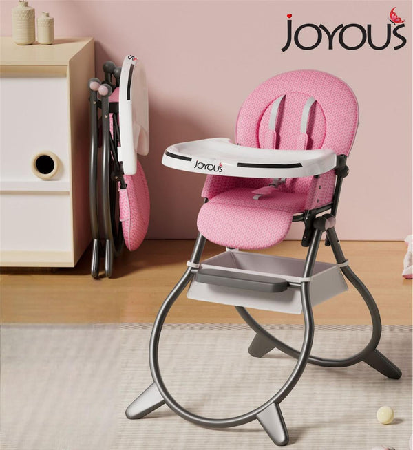 Infantes Collapsible Toddler High Chair Pink